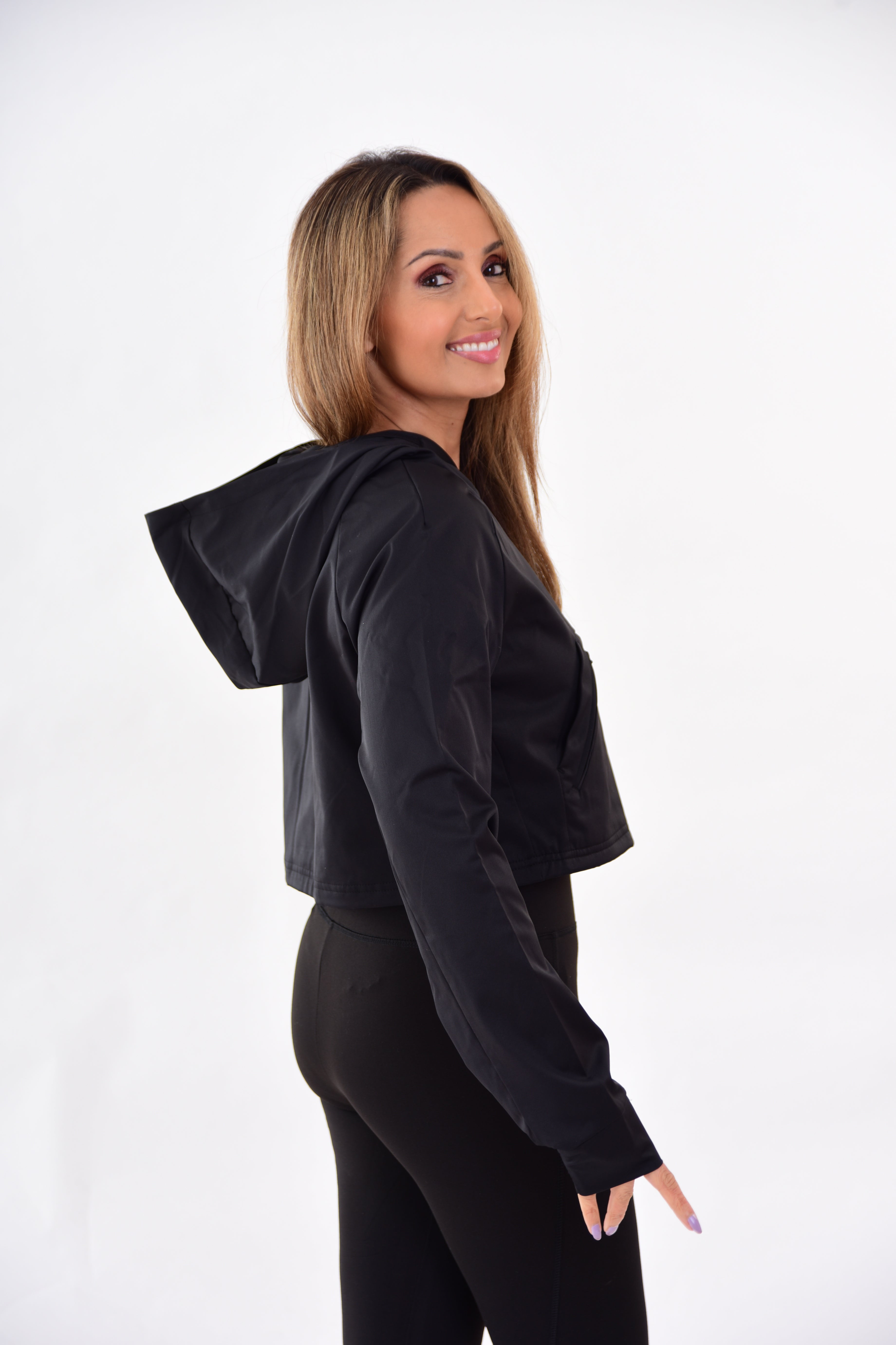 Just Black Womens Cropped Jacket