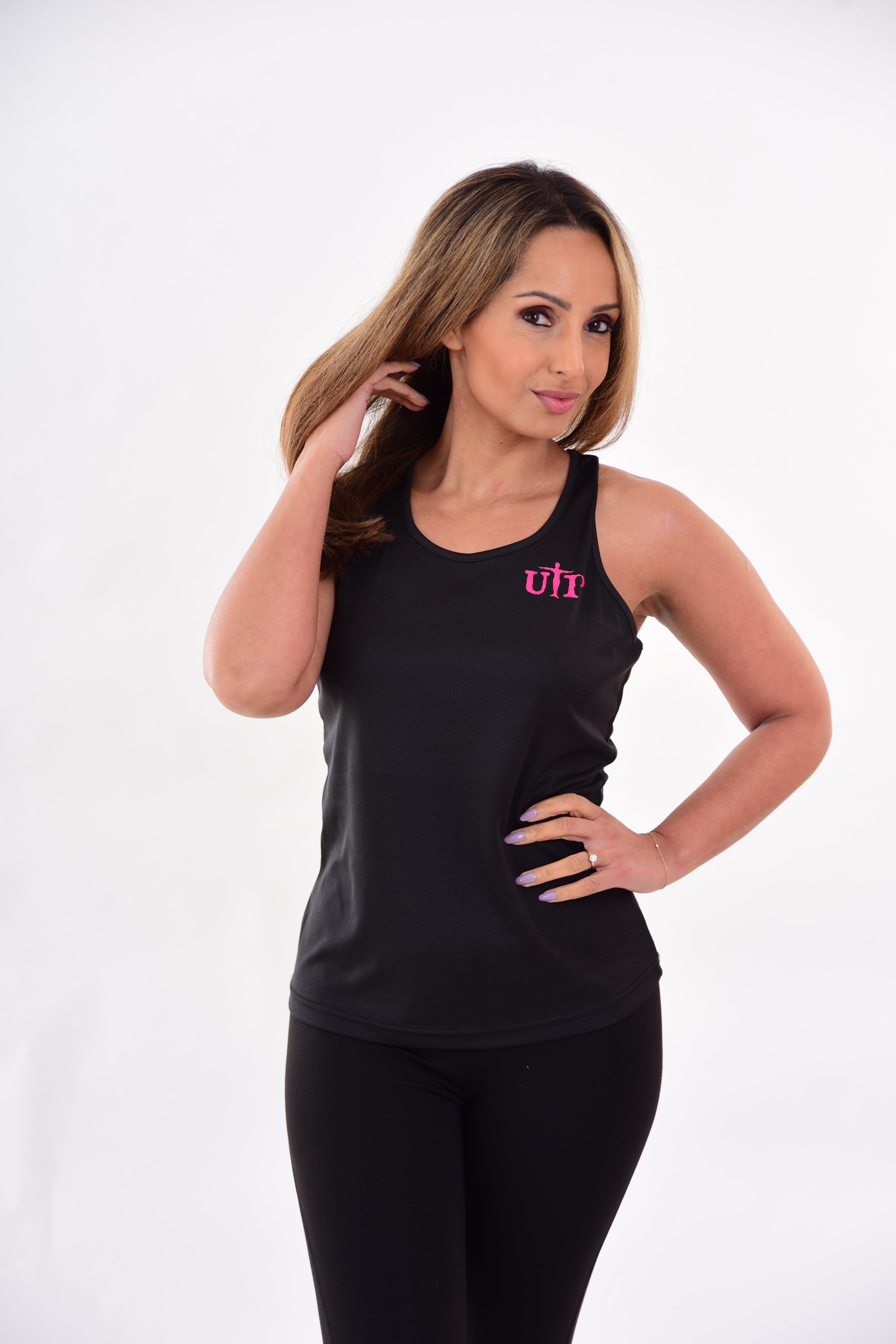 Womens Polyester Racerback Vest