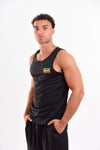 Red Gold Green Mens Polyester Vest