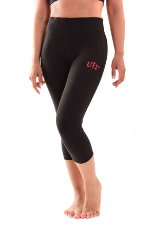 Womens 3/4 Length Capri Leggings