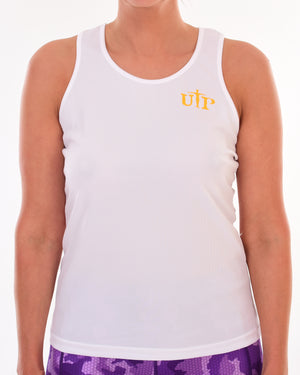 Womens Vests (White + Colour Combo)