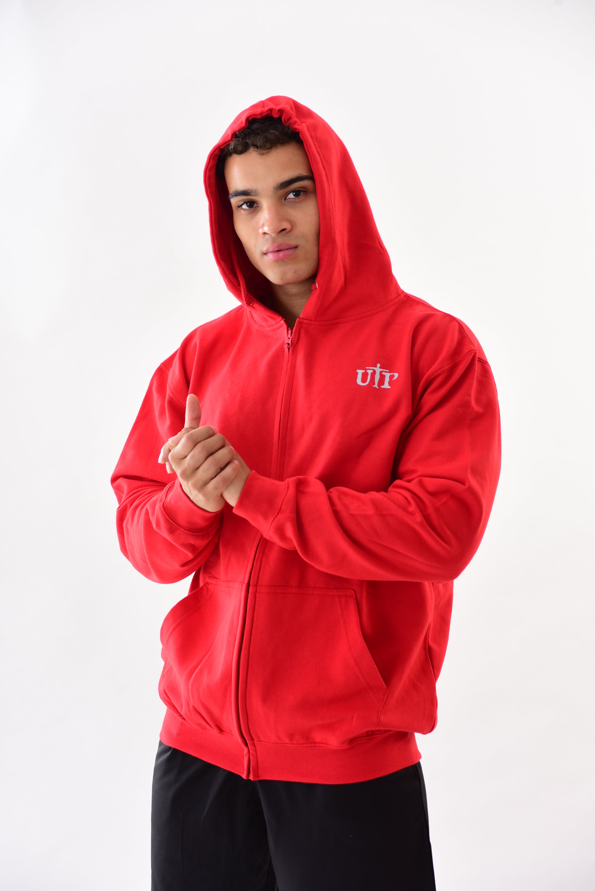 Zipped Mens Hoodie