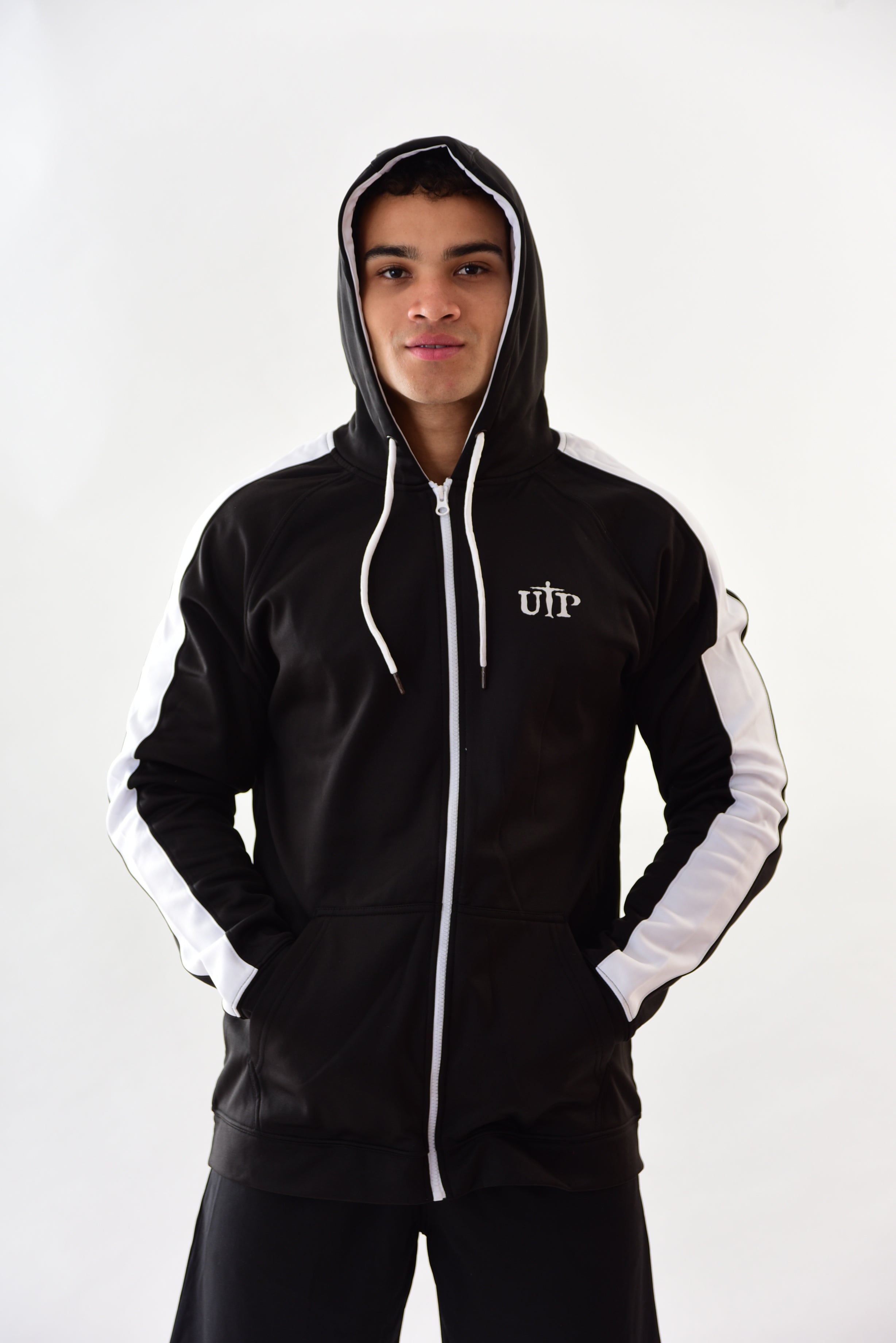 Zipped Mens Sports Hoodie