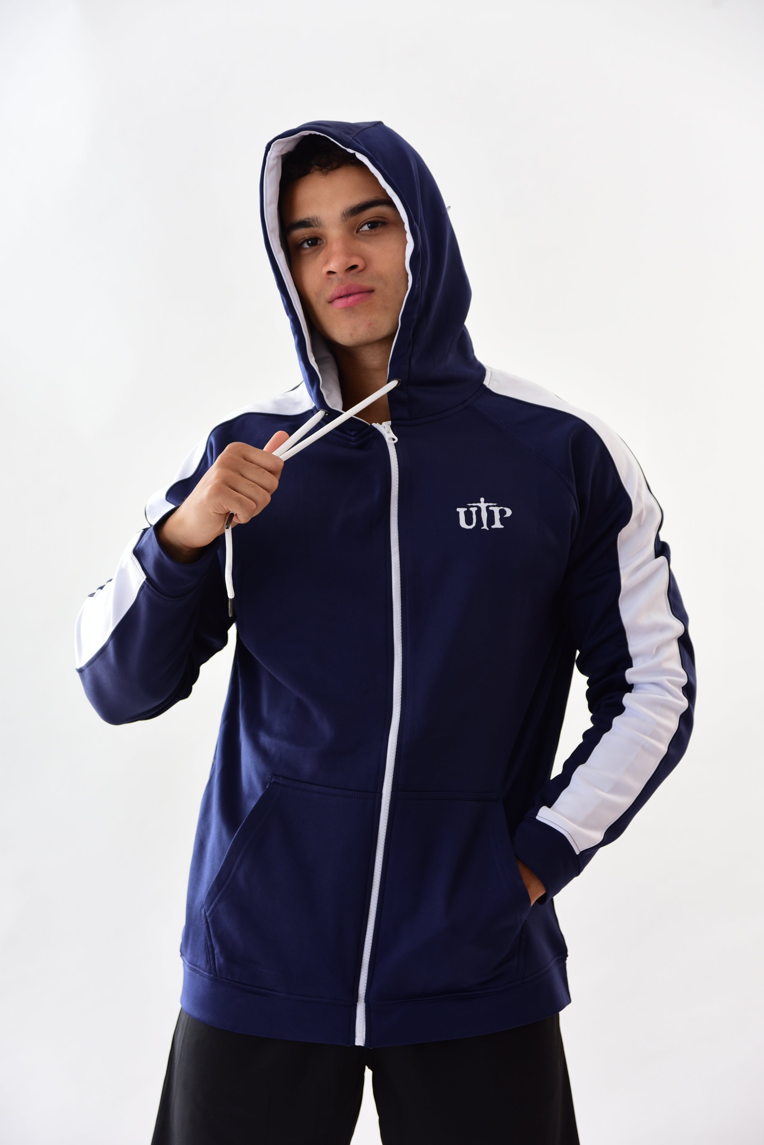 Zipped Mens Sports Hoodie