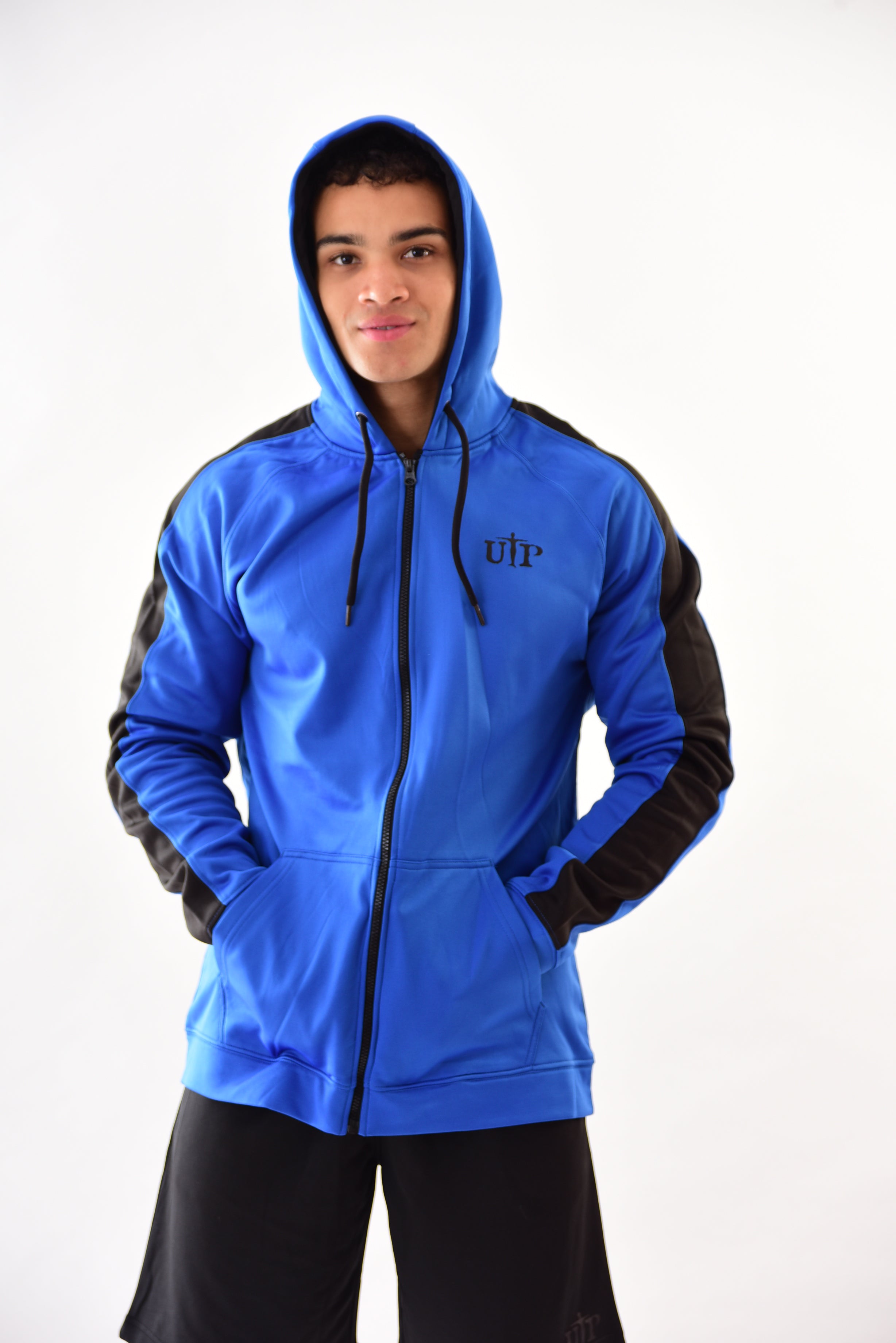 Zipped Mens Sports Hoodie