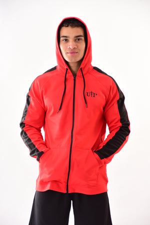 Zipped Mens Sports Hoodie