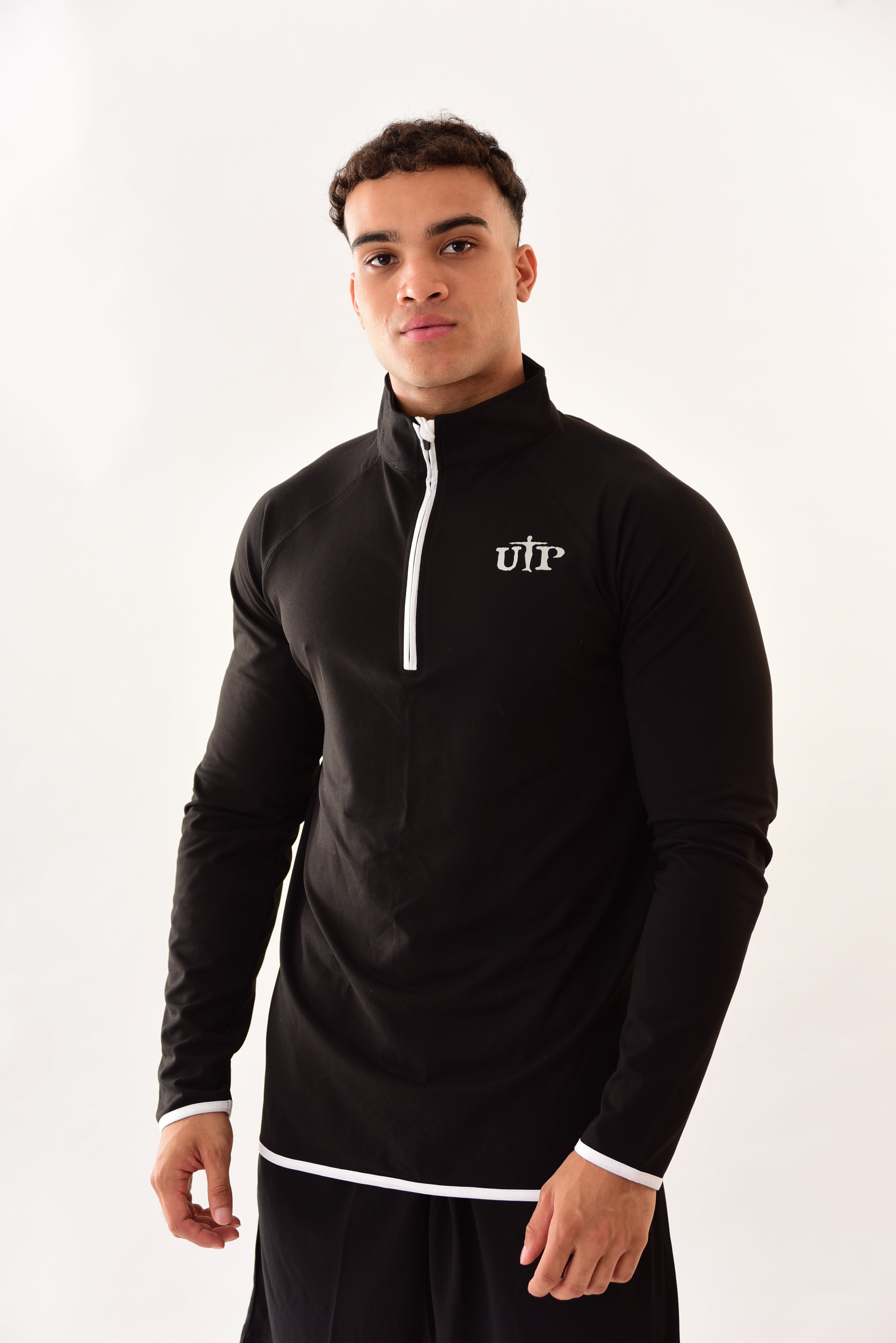 Mens 1/2 Zipped Sweatshirt